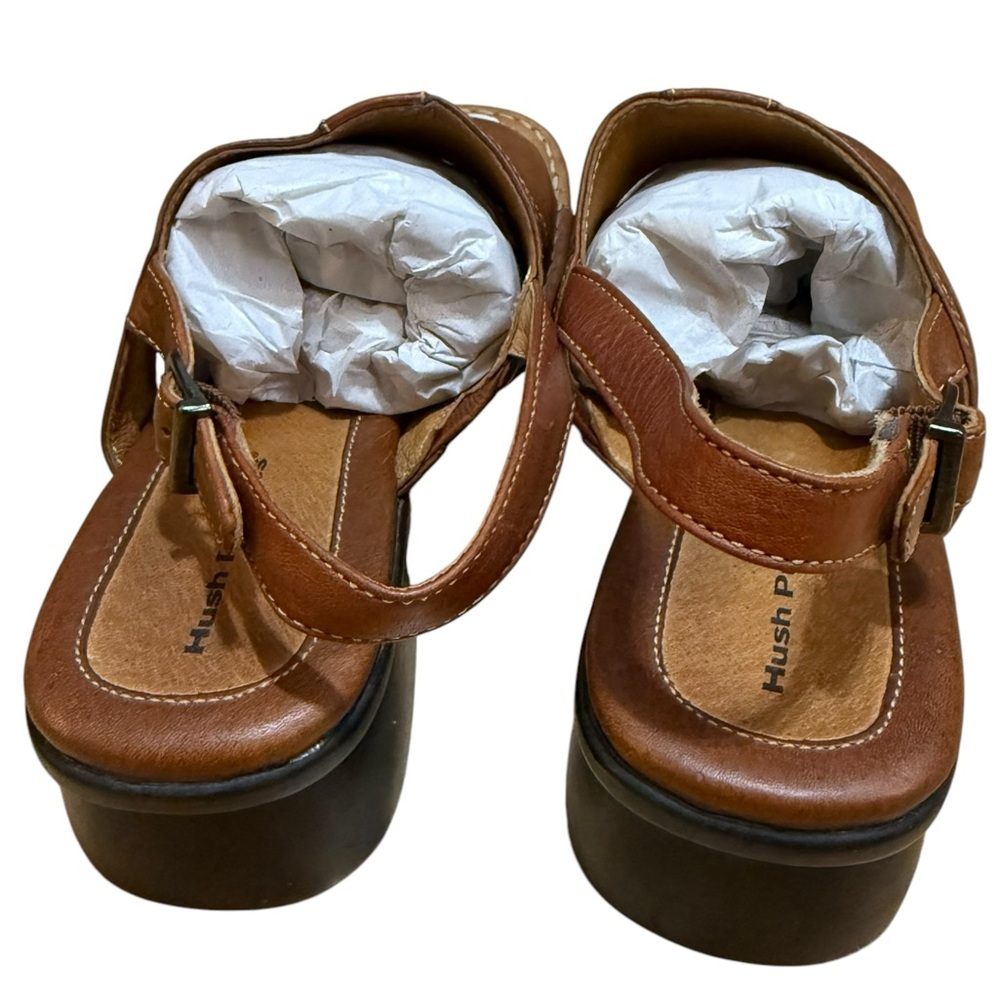 Hush Puppies Brown Leather Sandals - Picture 10 of 13